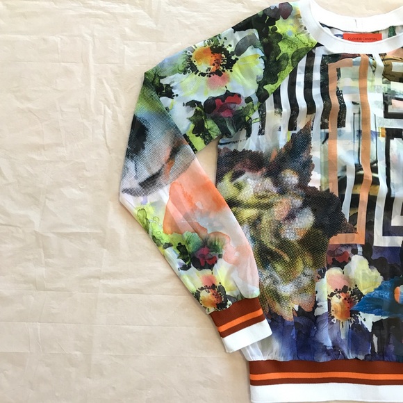 CLOVER CANYON Floral Maze Chiffon Top - Picture 6 of 14